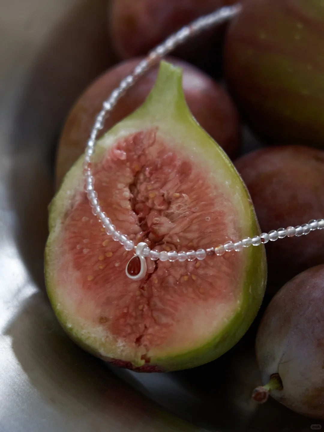 silver necklace