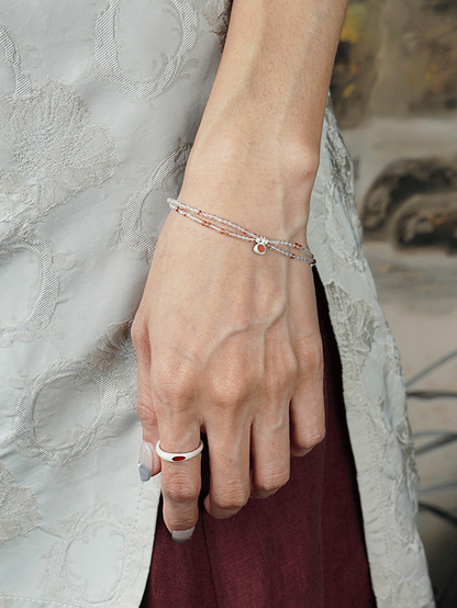 Red Quartz Crystal Bracelets