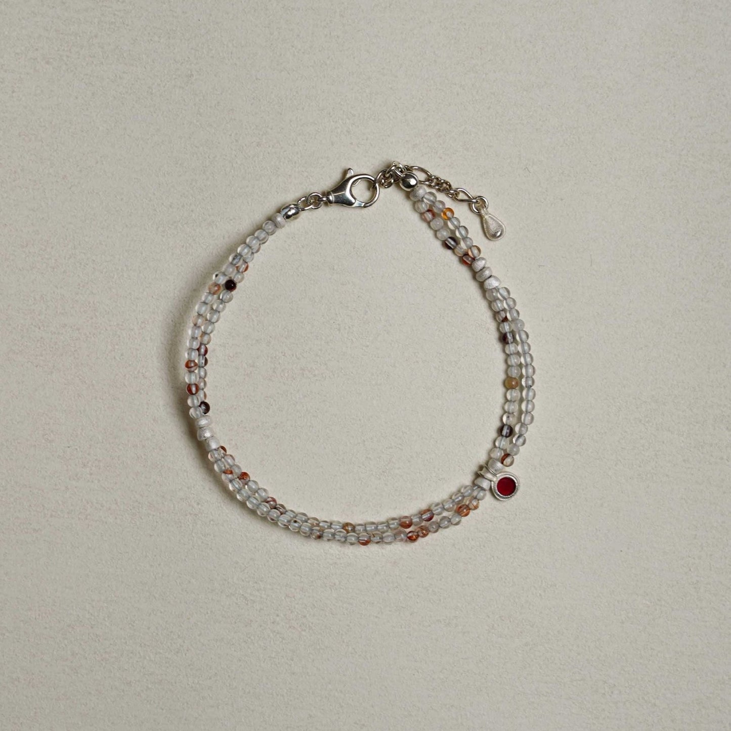 Silver Bracelet / Handmade Jewelry / Sterling Silver / Daily Jewel / Crystal stones / gemstones